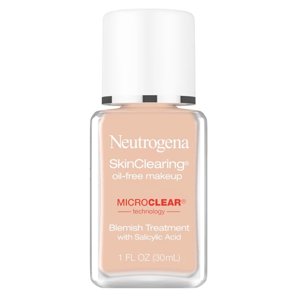 NEUTROGENA Skin Clearing Oil-Free Liquid Foundation - 30 Buff, NEW